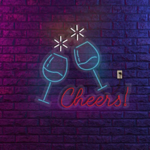 cheers open neon