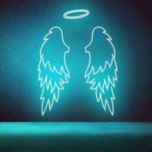 Wall Open Neon Wings