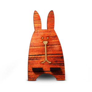WKMS03 Beautiful Bunny Shape wooden mobile Stand