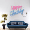 happy birthday open neon