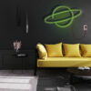 world open neon green