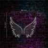 wings open neon