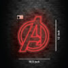 LED AVENGERS NEON SIGN