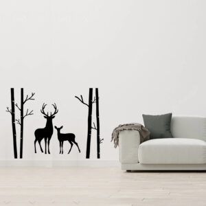 WKDEC202258-1 Wall Kriti  Deer Decal