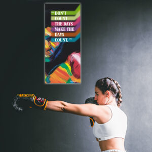 WKVFDEC2022067 muhammad ali Vertical Wall Sign/Wall Painting